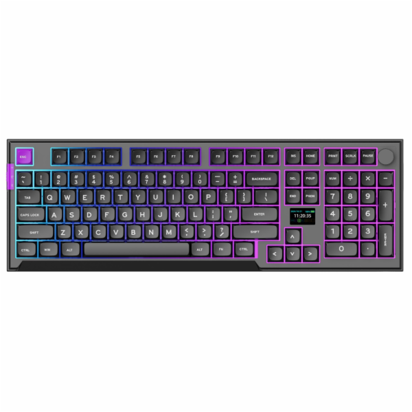 PREYON Klávesnice SILENT CLAW Gateron Brown Pro 3.0 s těs...