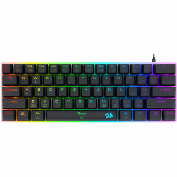 Redragon Klávesnice K605 Alien, červená, Redragon (Redrag...