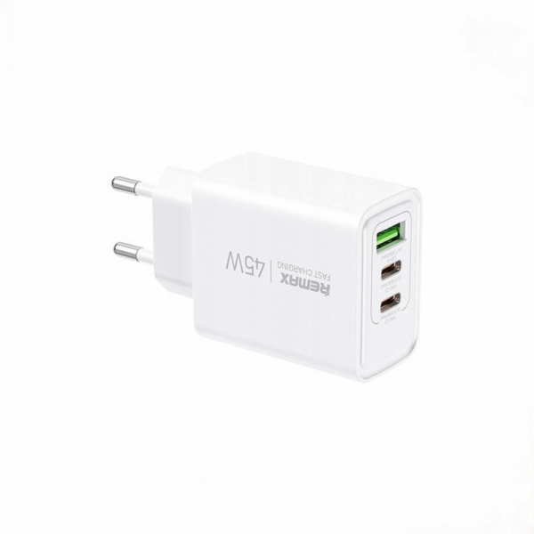 Remax KIDDY SERIES 45W RP-U139 2xUSB-C/1xUSB BÍLÁ