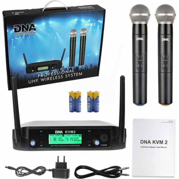 Bitmat Bezdrátový mikrofon DNA Radio DNA KVM 2, ozvučovac...