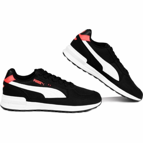 Puma Dětské boty Graviton Jr černé a bílé 381987 11 38,5