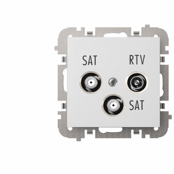 ELEKTROPLAST SANTRA R-TV-2xSAT koncová zásuvka bez rámečk...