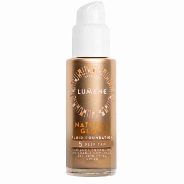 Lumene Natural Glow Fluid Foundation 5 Deep Tan 30ml