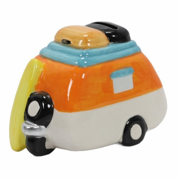 Home Styling Collection Barevné keramické prasátko s cest...