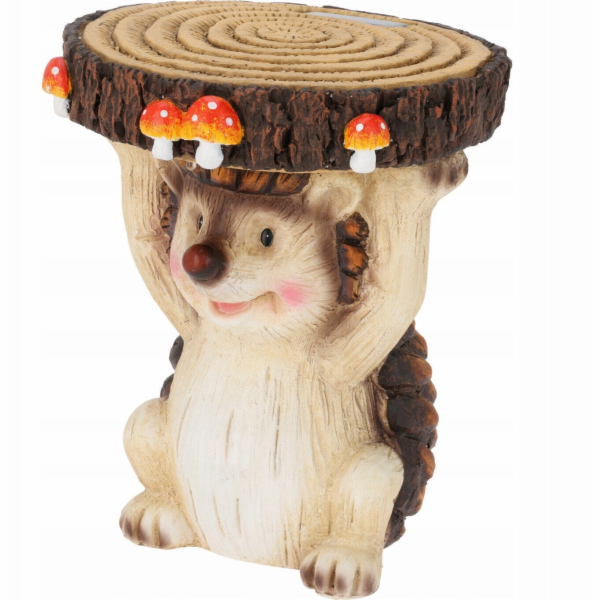 ProGarden Stojan na květináče, tvar ježka, 28 x 24 x 23,5 cm