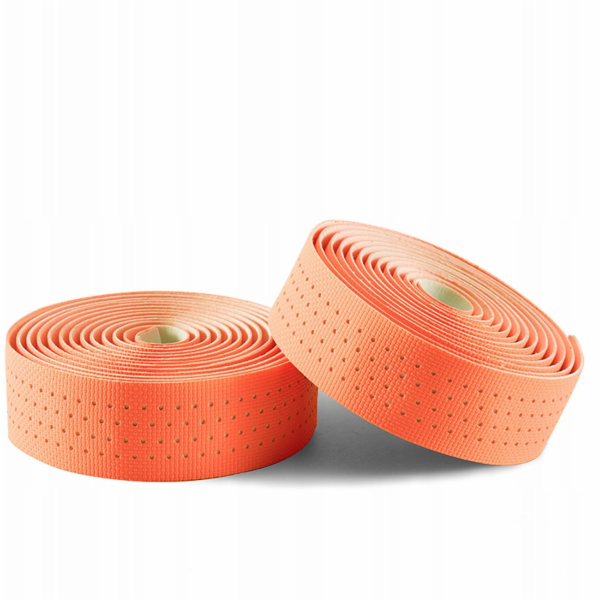 RockBros Silikonová páska na řídítka Perforovaná - Oranžová