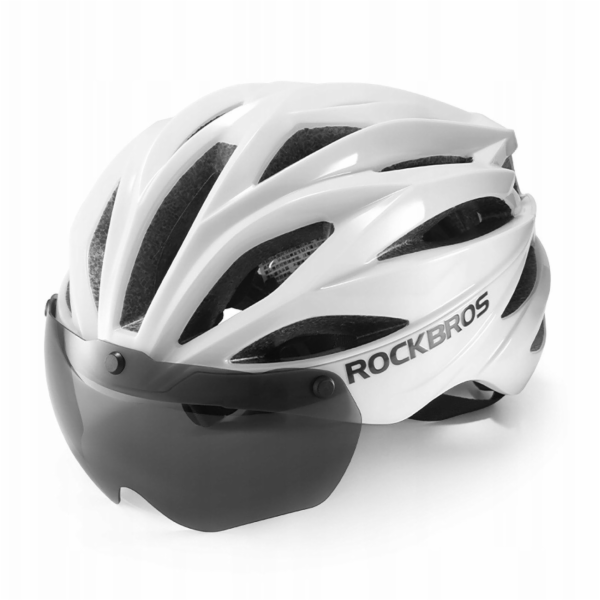 RockBros Cyklistická helma s kšiltem, odnímatelné UV brýl...