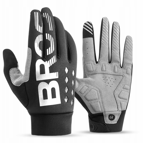 RockBros Cyklistické rukavice zateplené, dlouhé, velikost...