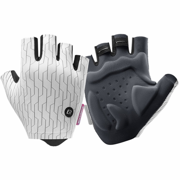 RockBros Cyklistické rukavice MTB velikost: L - bílé a černé