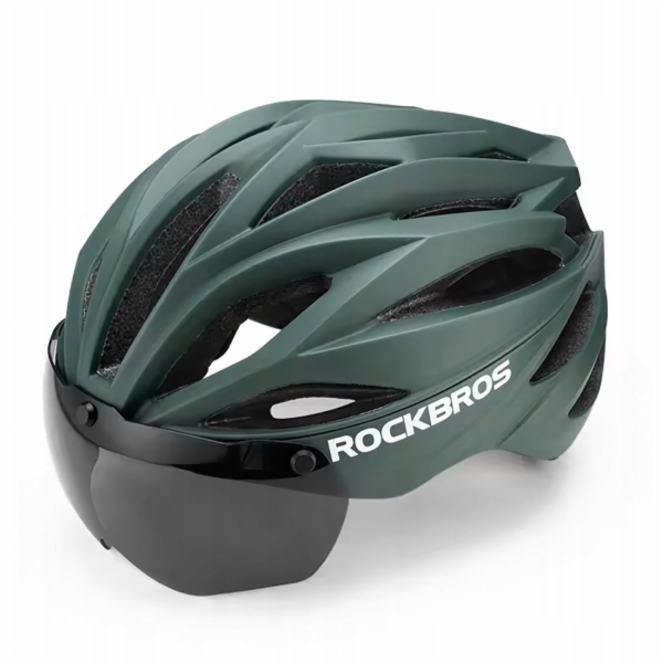 RockBros Cyklistická helma s kšiltem, odnímatelné ochrann...