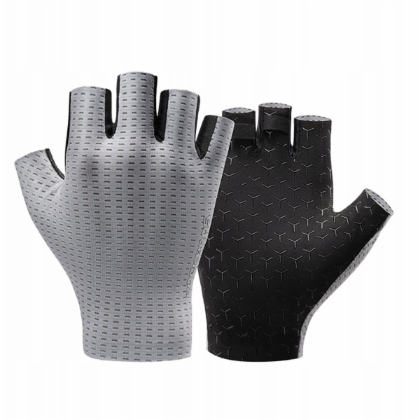 RockBros Prodyšné cyklistické rukavice s krátkými prsty, ...