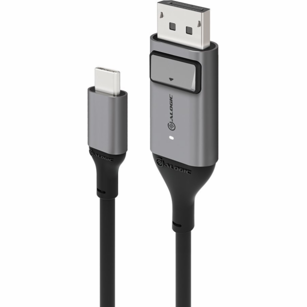 Alogic USB kabel Alogic USB-C na Dport M/M 2m 4K 60Hz šedý