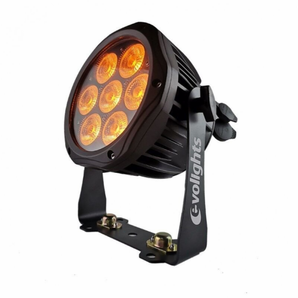 Evolights GLACIER 7 LED PAR 7x10W RGBWA-UV IP65 venkovní ...