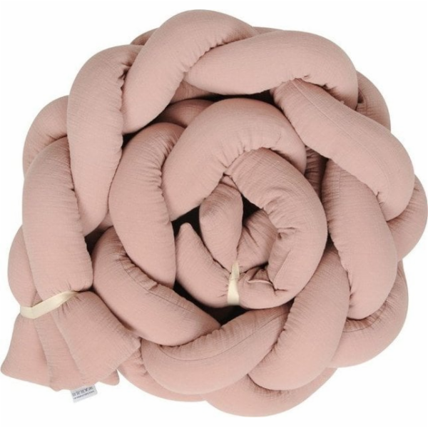 BabyMatex Chránič do postýlky 30 x 200, copánkový mušelín...