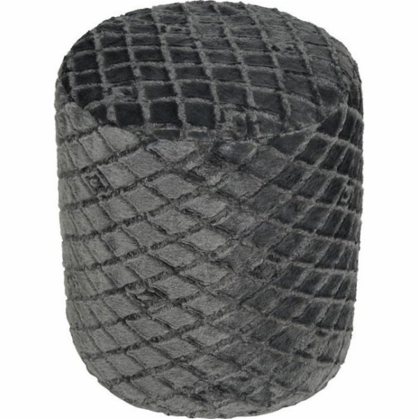 Matex Dekorativní puf Luxima, výška 45, kosočtverec, grafit
