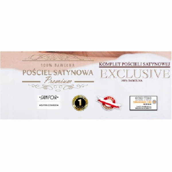Multitex Saténové povlečení EXCLUSIVE CZ (140x200-1,70x90-1)