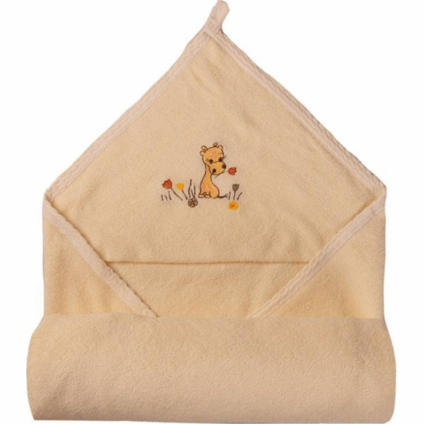 Matex DĚTSKÝ POVLAK DO KOUPÁLKY FROTÉ 85X85CM BÉŽOVÁ