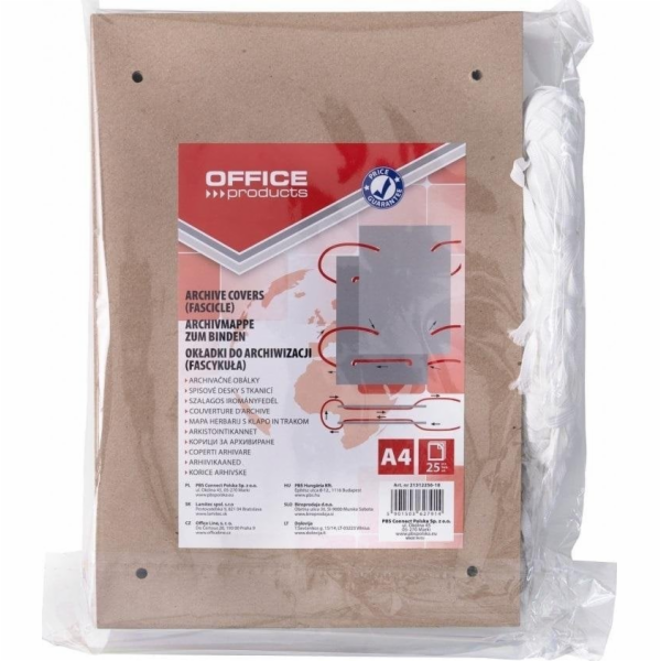 JetWorld Svazek A4 220x320mm hnědý 25ks