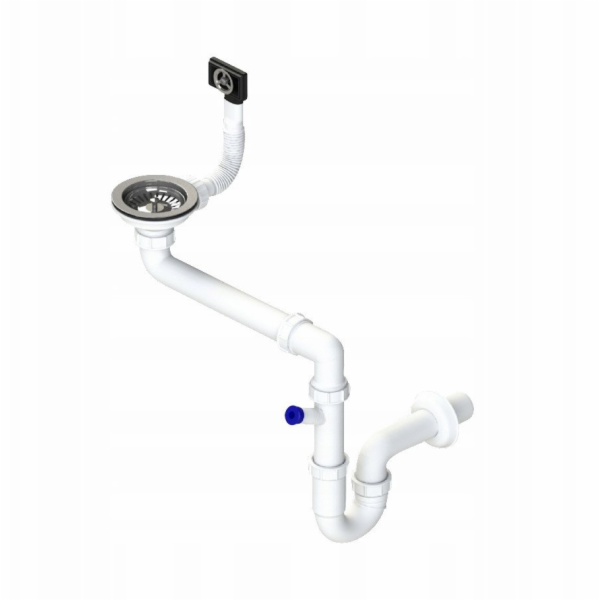 Tycner Sifon dřezu Instadrain fi 90 mm trubkový, 1komorov...