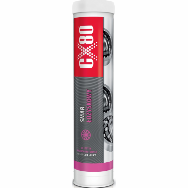 CX80 VAZELÍCÍ MAZIVO PRO VYSOKÉ RYCHLOSTI 400G