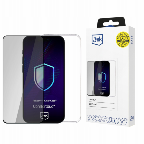 3MK Průhledná sada ComfortDuo Privacy pro Apple iPhone 16E