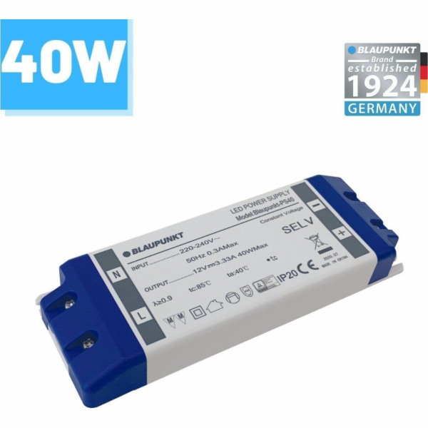Blaupunkt LED pásek LED napájecí zdroj Blaupunkt 12V 40W ...