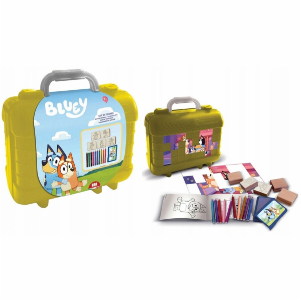 Multiprint Cestovní sada razítek Bluey s více potisky