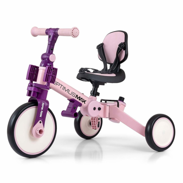 Dětská tříkolka 5v1 Milly Mally Optimus Max s vodící tyčí...