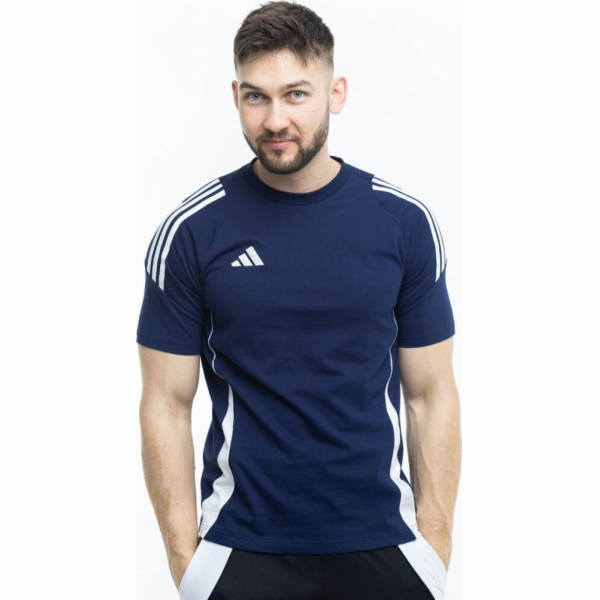Adidas Pánské tričko Tiro 24 Sweat modré IR9347 2XL