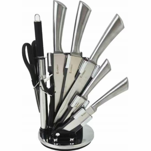 Elitehoff 9dílná sada kuchyňských nožů ve stojanu s ořezá...