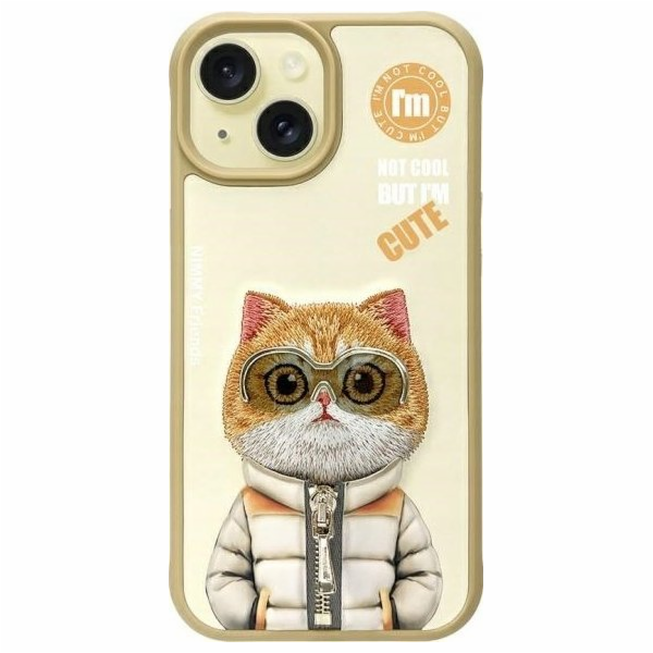 Wirewin Pouzdro Nimmy pro iPhone 15 6.1 khaki Cool&Cute 2...