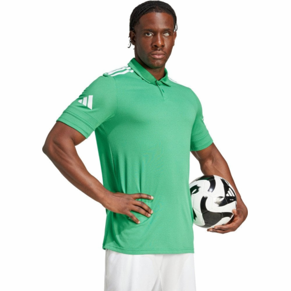 Adidas Pánské tričko s límečkem Squadra 25 zelené JY3416 S
