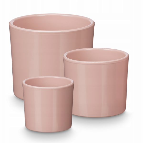 Ibergarden Keramické květináče, 3 kusy, O 14, 17, 22 cm
