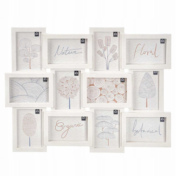 Giftdecor Multirámeček pro 12 fotografií, 10×15 cm