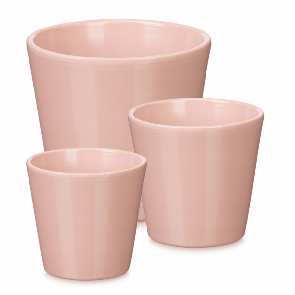 Ibergarden Sada kónických květináčů O 14, 17, 22 cm