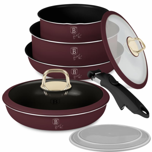 Sada nádobí s odnímatelnou rukojetí 9 ks Leonardo Collect...