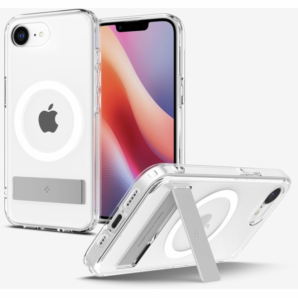 Spigen Ultra Hybrid S MagSafe, čirý bílý - iPhone 16e