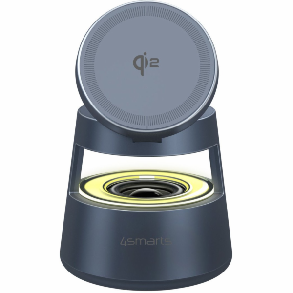 4smarts Qi2 Ladestation Aura Sound spacegrau