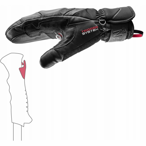 Leki RUKAVICE Griffin Base 3D Dámské rukavice bl 6.0