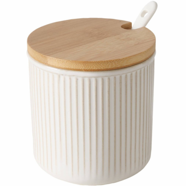 Boltze Dóza s víčkem a lžičkou JONAH, 10,5 cm