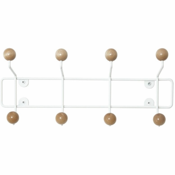 Goodhome Nástěnný věšák na oblečení SATURNUS, dřevěné úch...