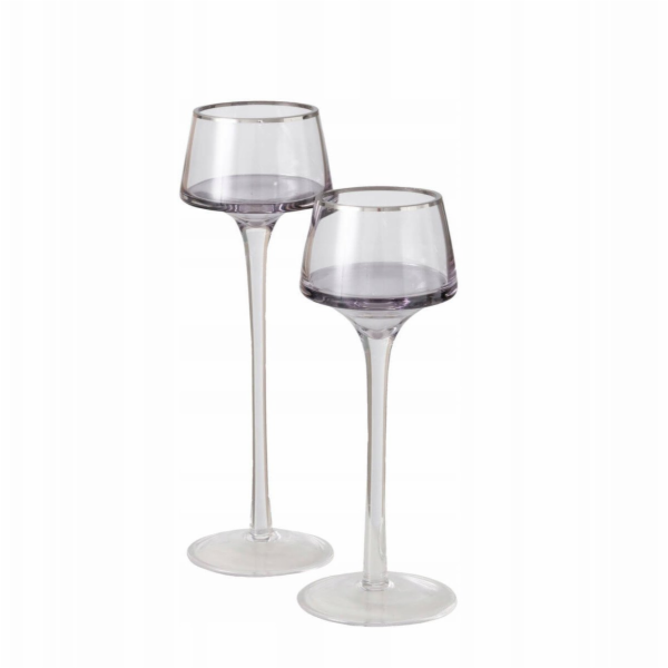 MoKo Skleněné svícny SMOLA, 2 ks. 2023 cm