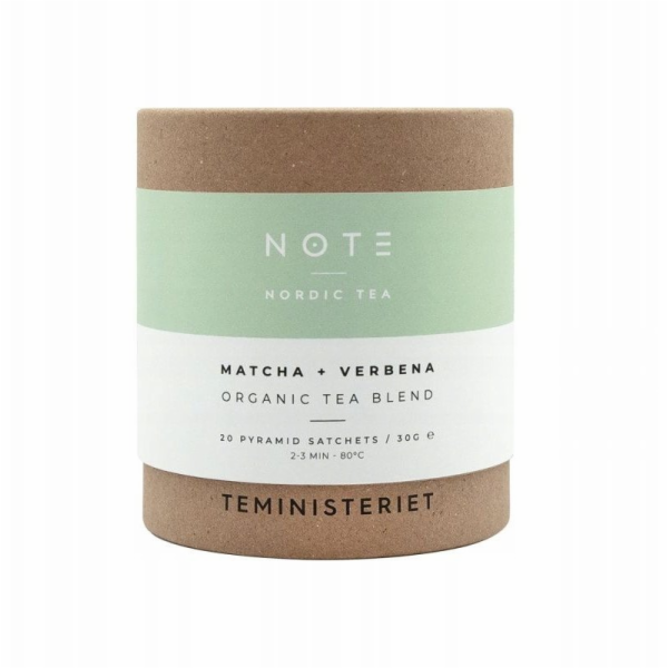 Teministeriet Tea Note Matcha Verbena Organic 20 sáčků