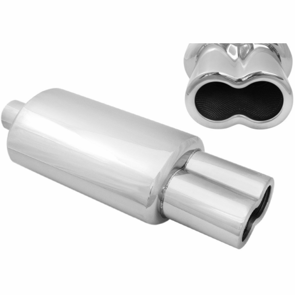 TurboWorks Koncový tlumič 87x140mm vstup 63,5mm