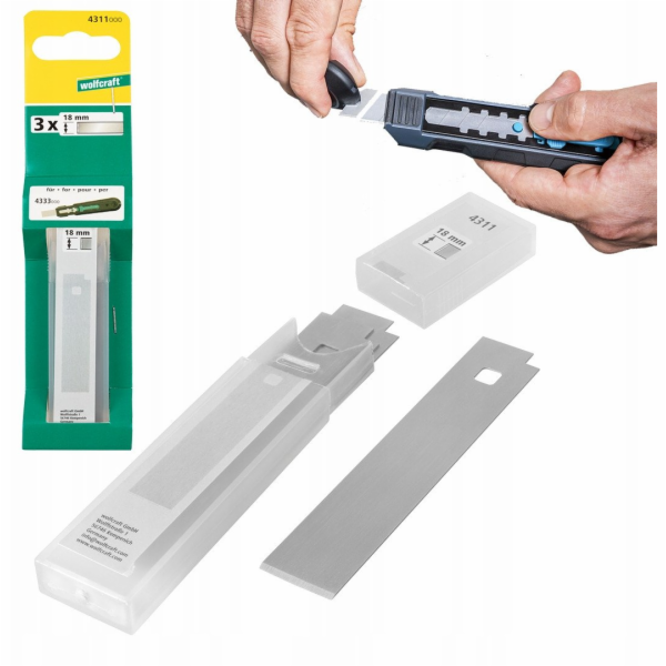 Náhradní škrabkové břity pro nůž 4333000 4311000