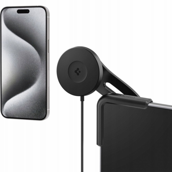 Spigen Držák do auta Tesla TapLock MagSafe, černá - bezdr...