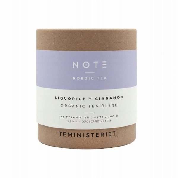 Teministeriet Tea Note Lékořice Skořice BIO 20 sáčků