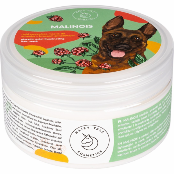 Organic Shop Hairy Tale Malinois Glossy Hair Mask s kysel...