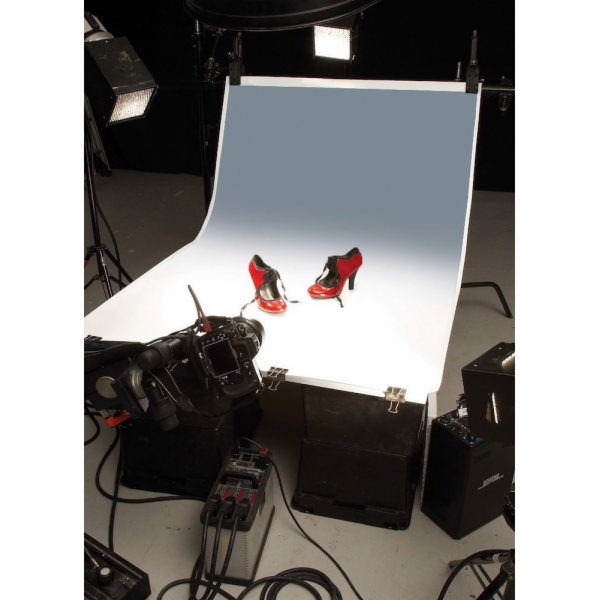 Colorama Stínované pozadí bílá/šedá 110 x 170 cm