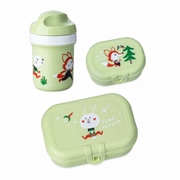 Koziol Sada: 200ml lahev a svačinový box HOP ON AT HOME, ...
